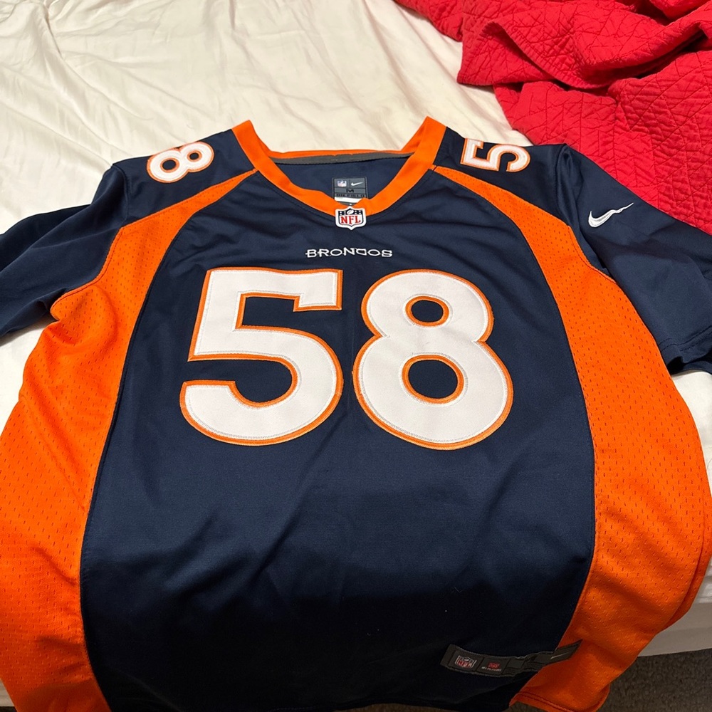 Von Miller Denver Broncos Jersey Nike Medium Blue 58